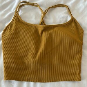 Nylon/ spandex crop top